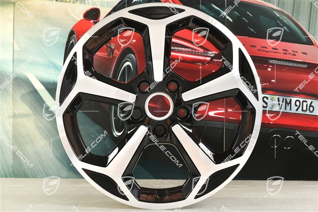 20-inch Rim Offroad Design 9J x 20 ET54, black high gloss + glossy Surface