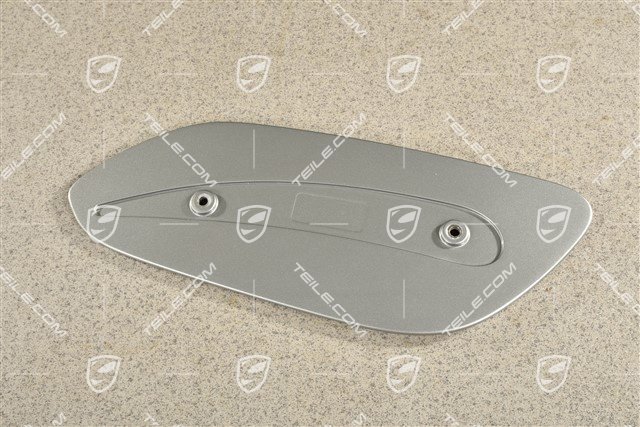 GT3 RS 4,0L Spoiler, lateral part of wing, GT silver metallic, R