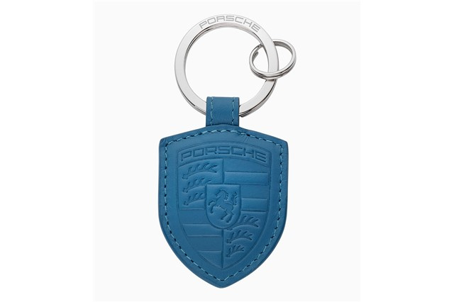 Crest key ring – Transformers: Rise of the Beasts x Porsche, blau