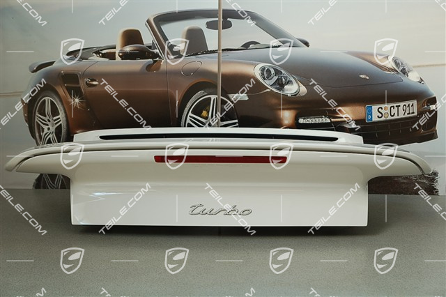 Turbo engine lid, incl. rear spoiler, CONVERTIBLE, complete