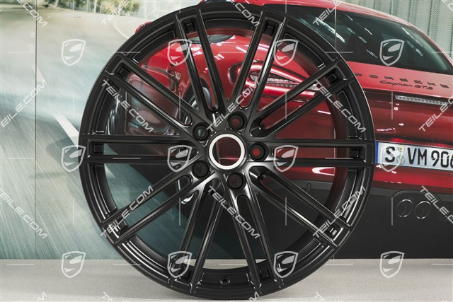 22-inch wheel Turbo IV, 11,5J x 22 ET52, black satin-mat