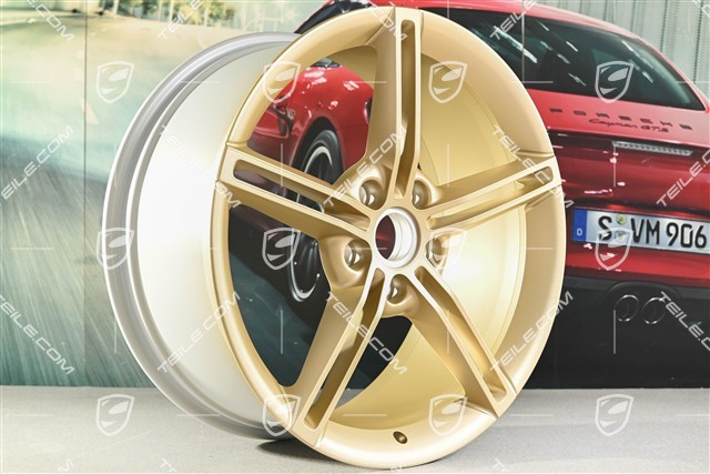 21" Felgensatz Mission E Design, 9,5J x 21 ET60 + 11,5J x 21 ET66, aurum seidenmatt