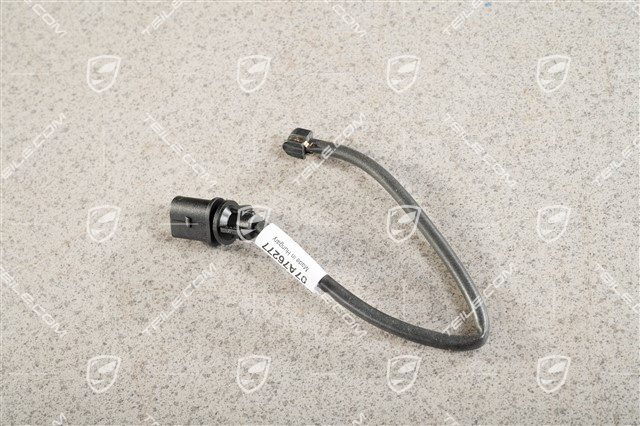 Brake pad wear sensor / warning contact, front axle