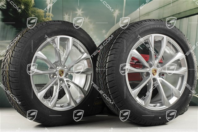 19-inch "Macan Design" winter wheels set, rims 8,5J x 19 ET21 + 9J x 19 ET21 + Dunlop SP Winter Sport 4D winter tyres 235/55 R19 + 255/50 R19, with TPMS