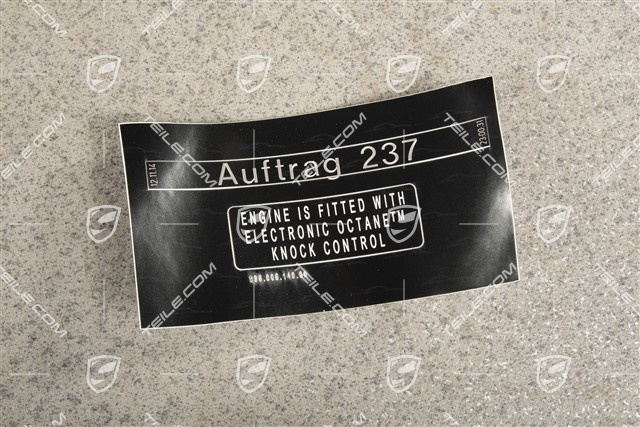 Decal / Sticker, Knock control / USA