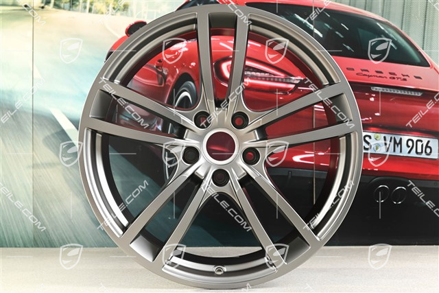 21" Felga Cayenne Turbo, 11J x 21 ET58, Platinum półmat satyna