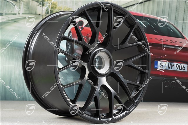 20-inch wheel Turbo S, central locking, 11J x 20 ET59, black satin mat