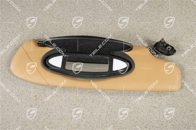 Sonnenblende, Coupe, Kunstleder, Sandbeige, R