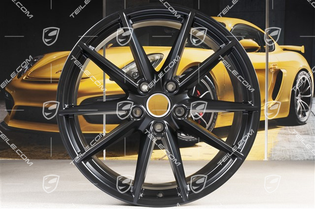 21" Felga Carrera S, 11,5 J x 21 ET67, czarny satynowy półmat