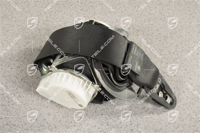 Sicherheitsgurt, schwarz, Front, L