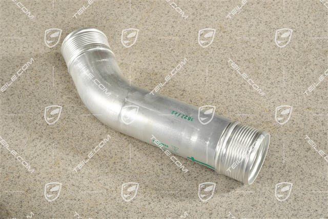 Charge air cooling system, pressure pipe, L=R