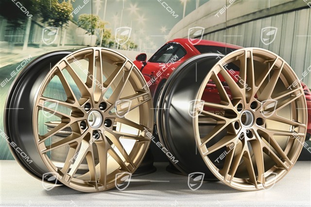 22" Macan RS Spyder Design Felgensatz, 9J x 22 ET29 + 11J x 22 ET47, neodyme