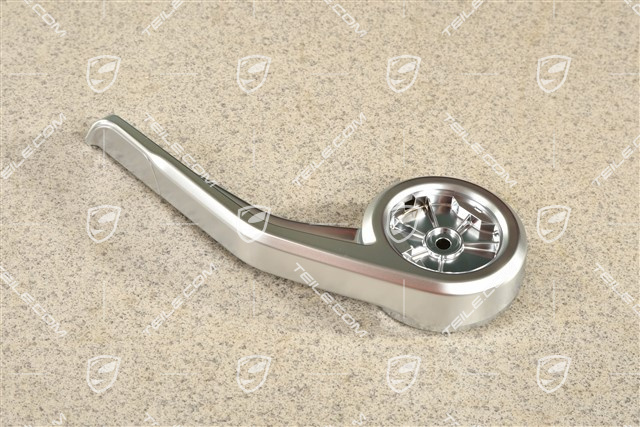 Actuating lever for height adjustment, Galvano silver, R