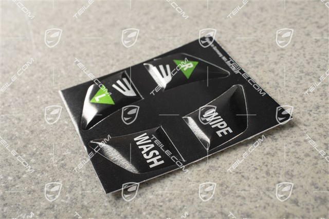 Inscription, Symbol cap for lighting and windscreen washer system