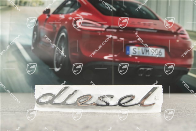 Logo "Diesel", Chrom, lateral, R