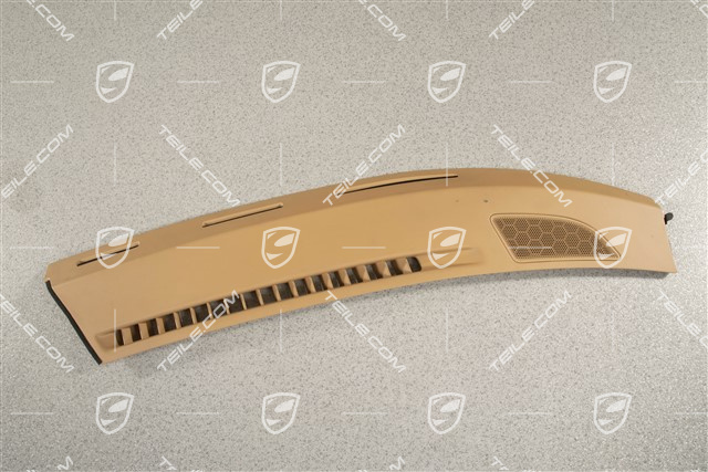 Dashboard defroster trim / cover, Sand beige, R