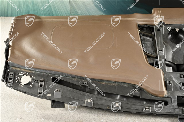 Dashboard trim, leather, Umber/Light Tartufo, (damaged leather)