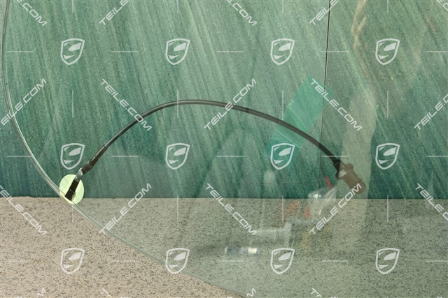 Windscreen / Windshield, heat-insulating with tinted top and Antenna