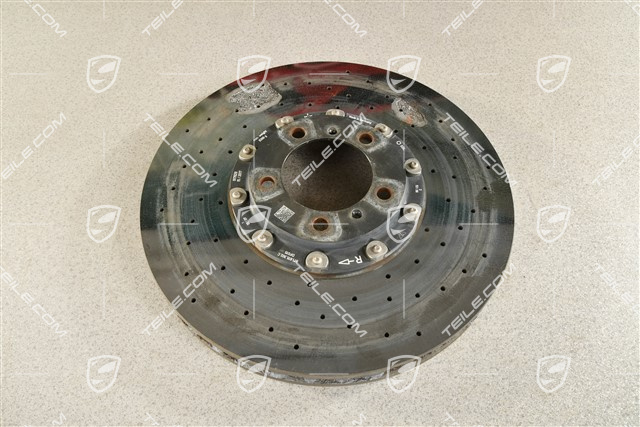 PCCB ceramik brake disc, 20-inch / 420mm, damaged, R