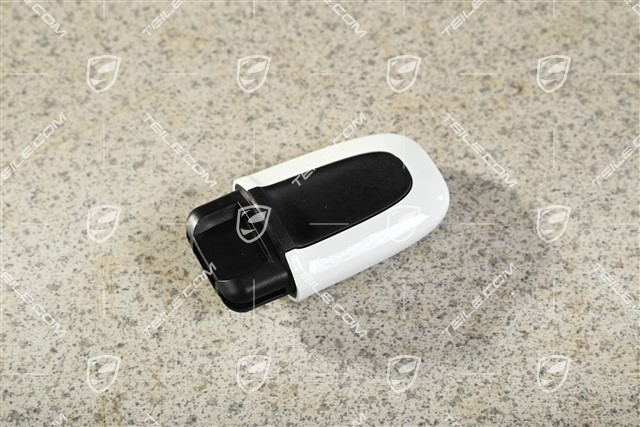 Ignition starter switch, lacquered, white, KESSY / Entry and Drive