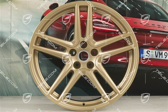 20" Felge "Macan Turbo", 10J x 20 ET19, CMS, Aurum seidenmatt