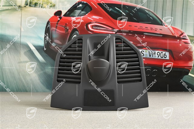 Cover trim, centre, Upper, Sport Chrono, Black