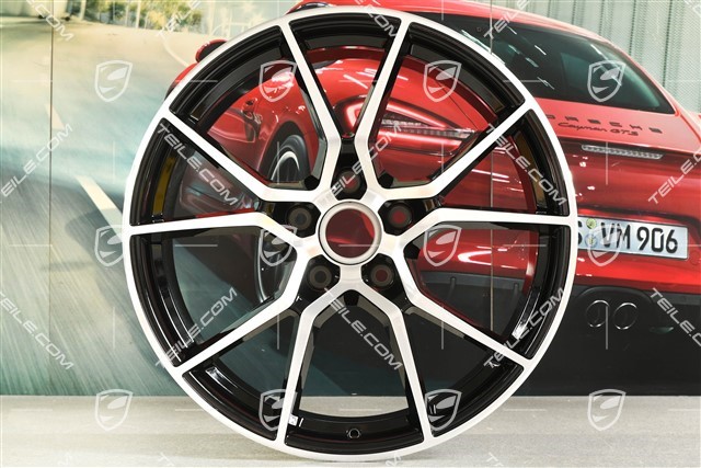 20" Felge Cayenne S, 9J x 20 ET50, schwarz hochglanz