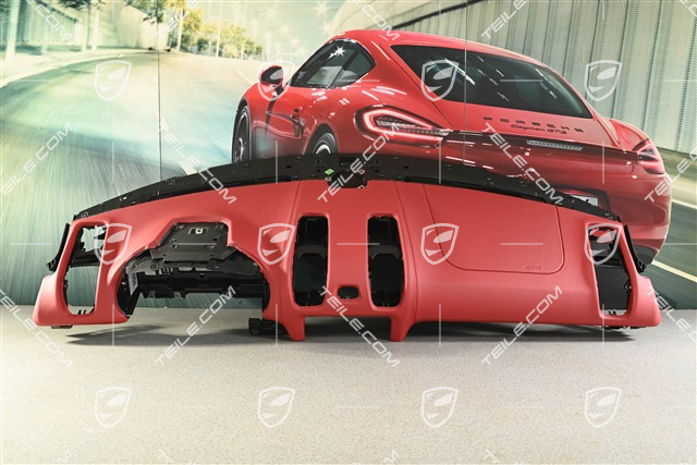 Dashboard, upper part, leather, Carrera Red