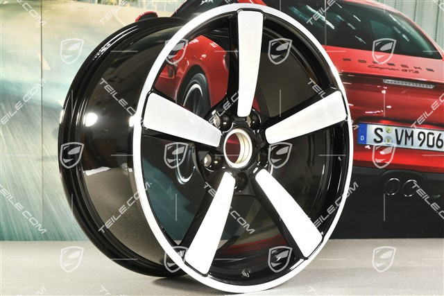 20" Felga Carrera Exclusive, 9,5J x 20 ET44, czarny wysoki połysk
