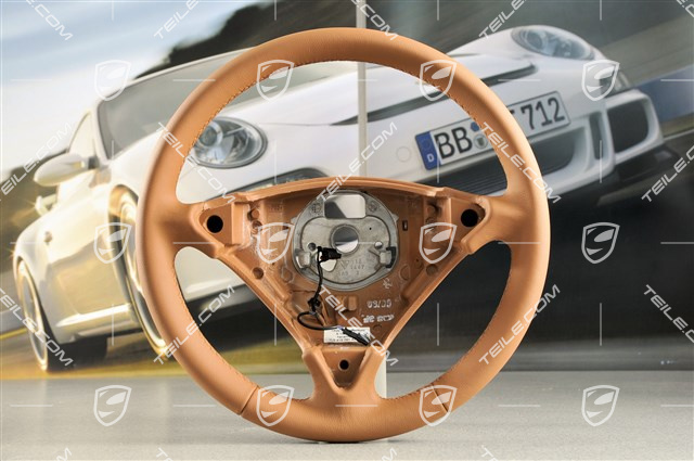 Steering wheel, leather Havanna Steering wheel, leather Havanna