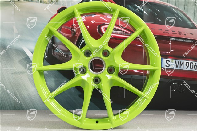 20-inch Carrera S III wheel, 8,5J x 20 ET51, Lizard green