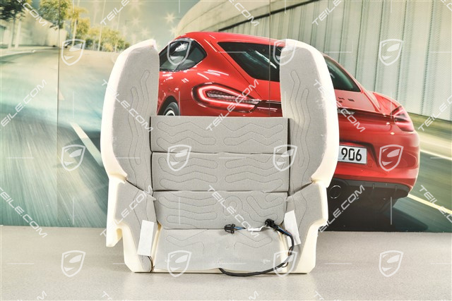 Front seat cushion foam part with heating mat, Sports seat, L