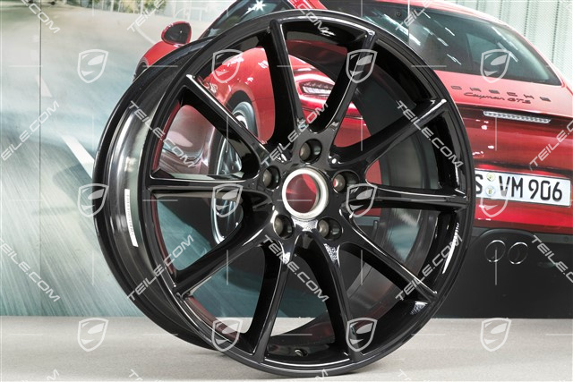 20" Felge Cayenne Design, 10,5J x 20 ET55, schwarz hochglanz