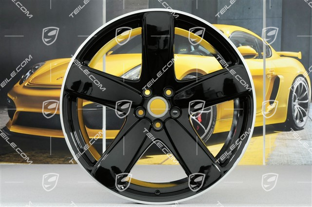 21-inch Sport Classic, alloy wheels set, 9J x 21 ET26 + 10J x 21 ET19, Black