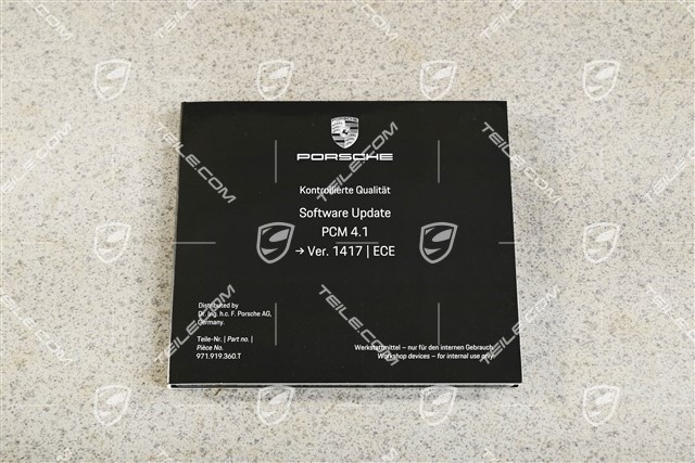 Navigation software update, SD Card