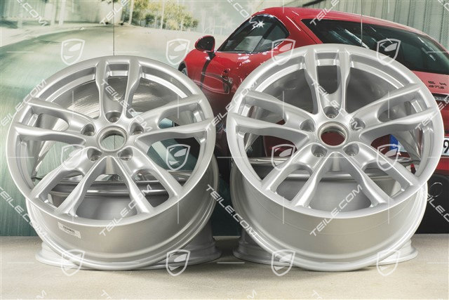 19-inch Boxster S III wheel set, 8J x 19 x ET 57 + 9,5J x 19 x ET 45