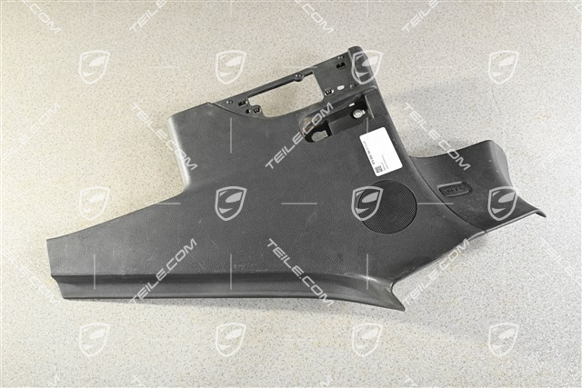Verkleidung von D-Säule, Leder Schwarz, R