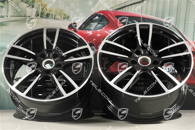 20-inch Cayenne Sport COUPE Design wheel rim set, 10,5J x 20 ET55 + 9J x 20 ET50, Exclusiv