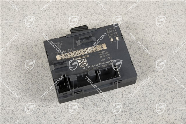 Control unit, door, rear