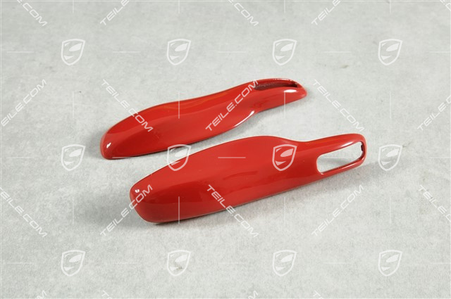 Key cap, lacquered, set, guards red Key cap, lacquered, set, guards red