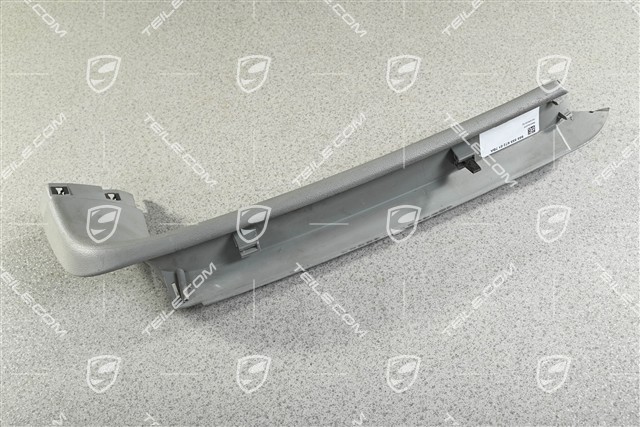 Heckklappe Verkleidung, Seitlich, Stahlgrau, R