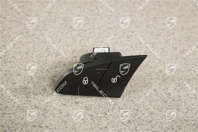 Central locking switch, Black matte, L