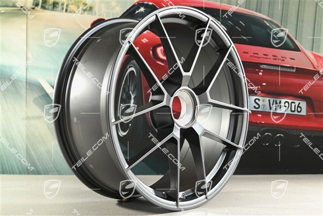 20-inch wheel rim "Carrera GTS", central lock, 8,5J x 20 ET50, anthracite grey