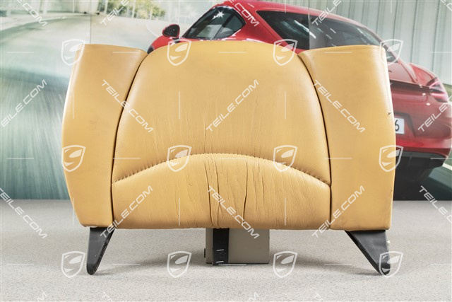 Notsitzrückenlehne / Rücksitz / Rückenlehne, Raffleder, Kaschmirbeige, Coupe/ Targa, R