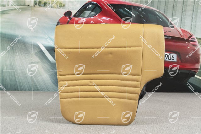 Back seat lower / cushion, Coupe/Targa, leatherette, Savannah beige, R