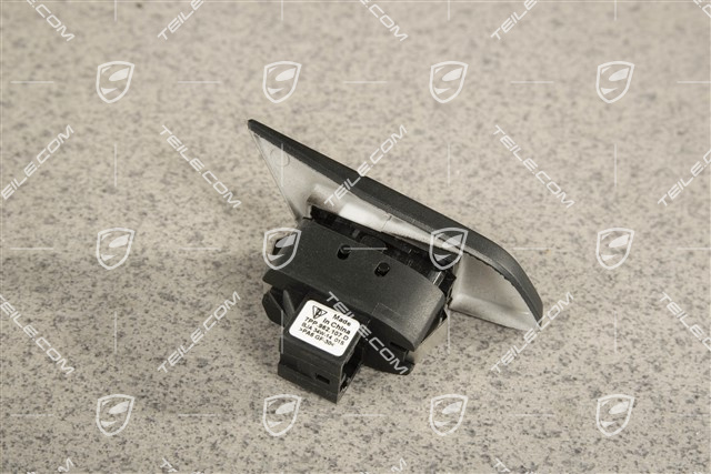 Central locking switch, Black matte, L