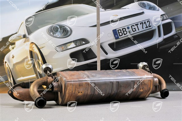 Middle silencer, Carrera S/4S, 3.8L 294KW