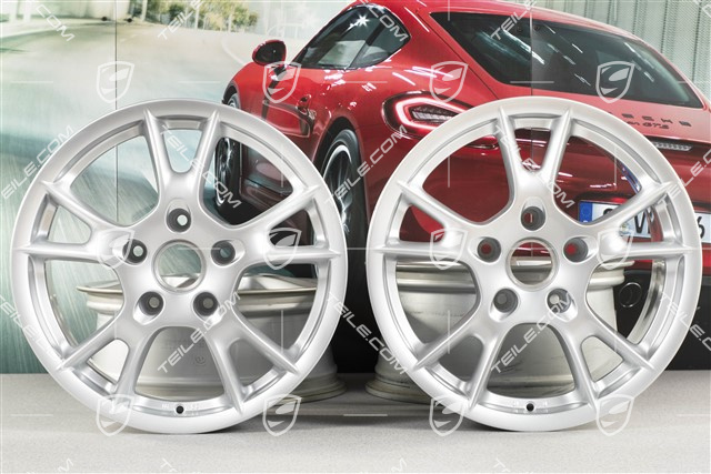 17-inch wheel set Boxster II, 6,5J x 17 ET55 + 8J x 17 ET40
