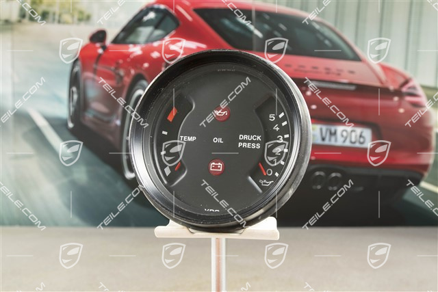 Instrument cluster - oil temperature and pressure gauge