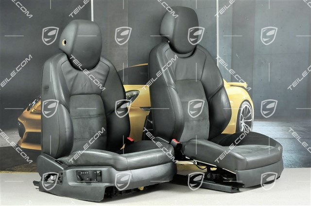 GTS Sportsitze, Leder schwarz + Alcantara®, Satz L+R